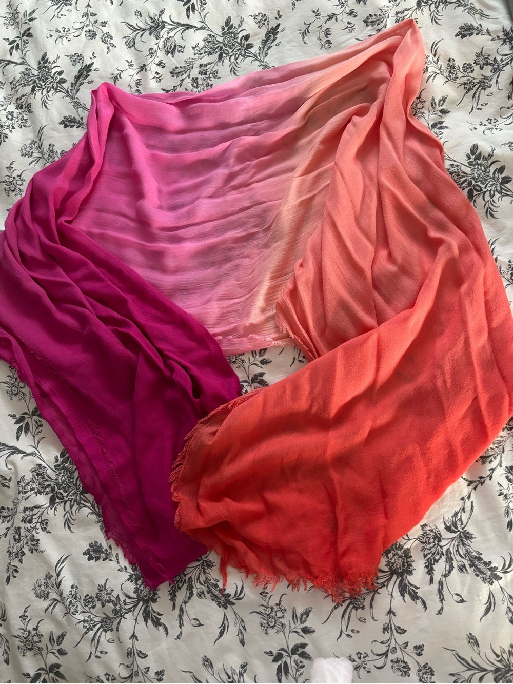 Soft pretty and colorful wrap/ scarf